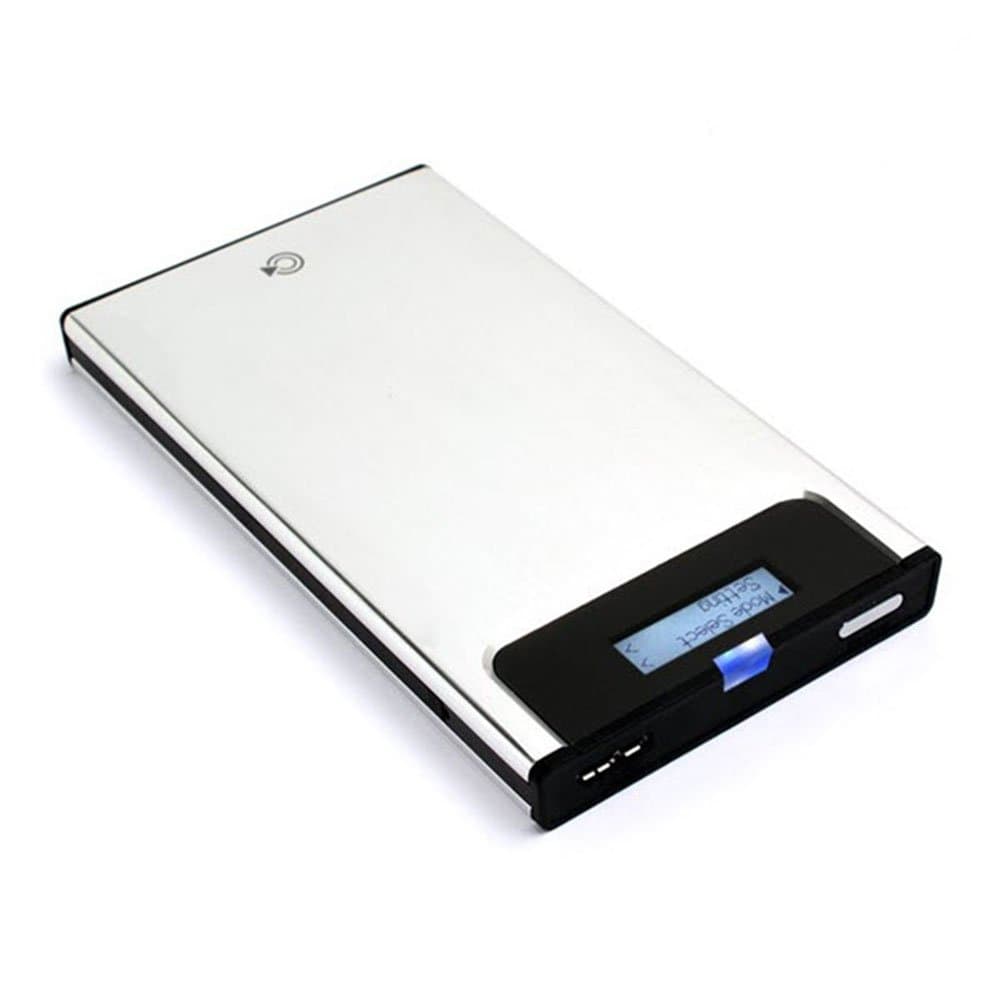 iodd 2531 Silver USB 3.0 External Hard Drive Enclosure [Virtual DVD Blu-ray ROM/VHD/Booting/SSD/HDD/2.5] Made in Korea