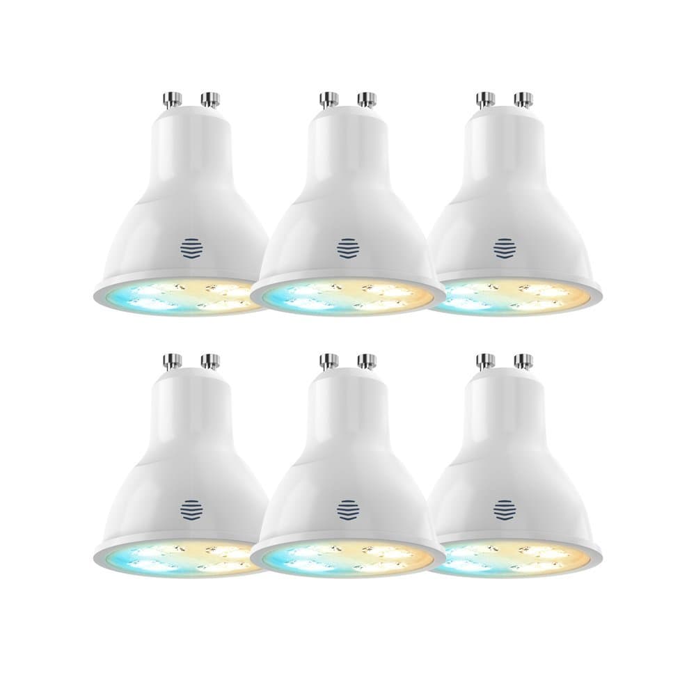 Hive Light Cool to Warm White Smart Bulb, GU10, 5.4 W - 6 Pack
