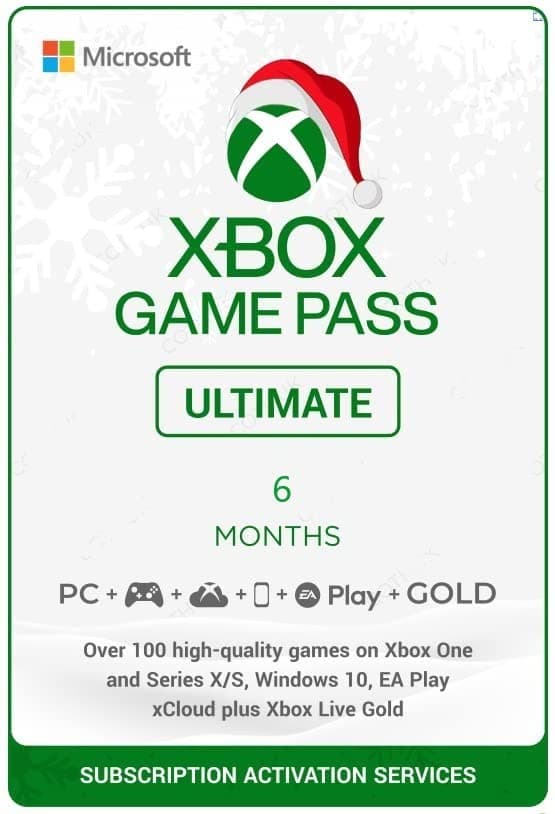 XBOX Game Pass Ultimate 6 Months + EA Play (Delivery within 24 Hours)