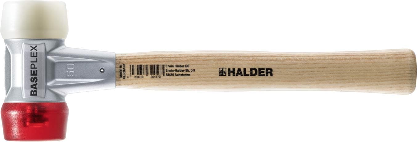 Halder3968040 40 mm EH 3968 "Baseplex" Soft-Face Mallet - Multi-Colour