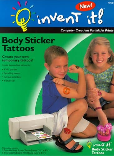 Invent It! Body Sticker Tattoos