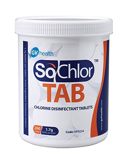 TAB Chlorine Disinfectant Tablets 1.7g NaDCC - 200 Tablets