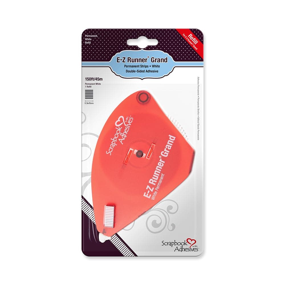 E-Z Runner Grand Permanent Strips Refill Red, 01251-4