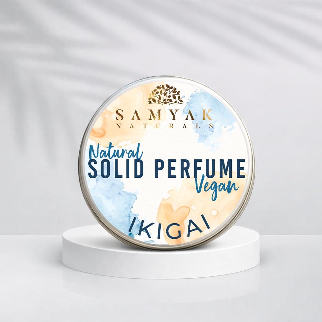 IKIGAI Vegan Solid Perfume Pocket Friendly Strong & Long Lasting Solid Perfume for Men and Women for All Skin Types | Best for Traveling | Gifting Pack | Easy to Apply (10Gm)