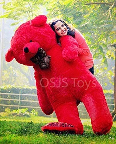 Teddy Bear Toy (6 Feet, Red)