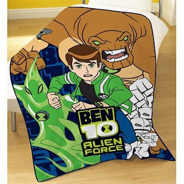 Zap Ltd Ben10 Alien Force fleece blanket