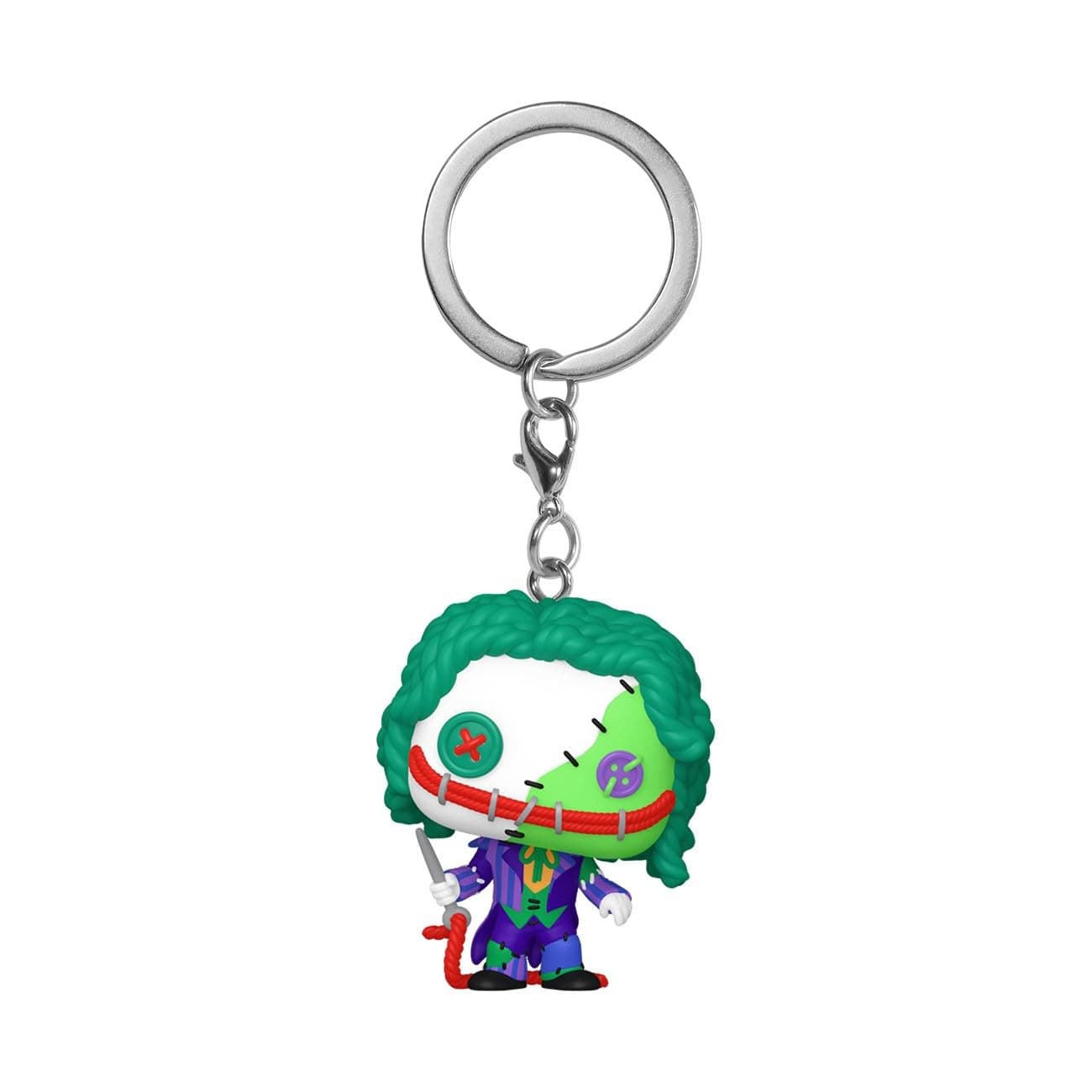 Funko Pop! Keychain: Patchwork - the Joker​ - DC Comics Novelty Keyring - Collectable Mini Figure - Stocking Filler - Gift Idea - Official Merchandise - Comic Books Fans - Backpack Decor