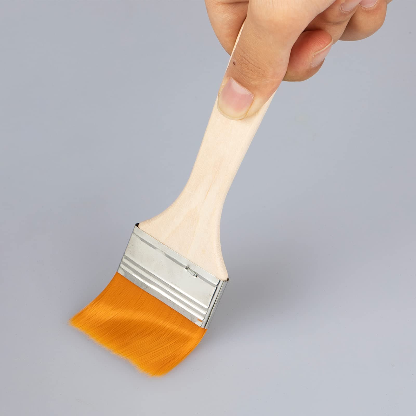 EORTA Set of 12 Art Paint Brushes Assorted Sized Nylon Painting Brushes with Wooden Handles for Acrylic, Oil, Paint, Varnishes, Watercolor, Painter, Students, Artist