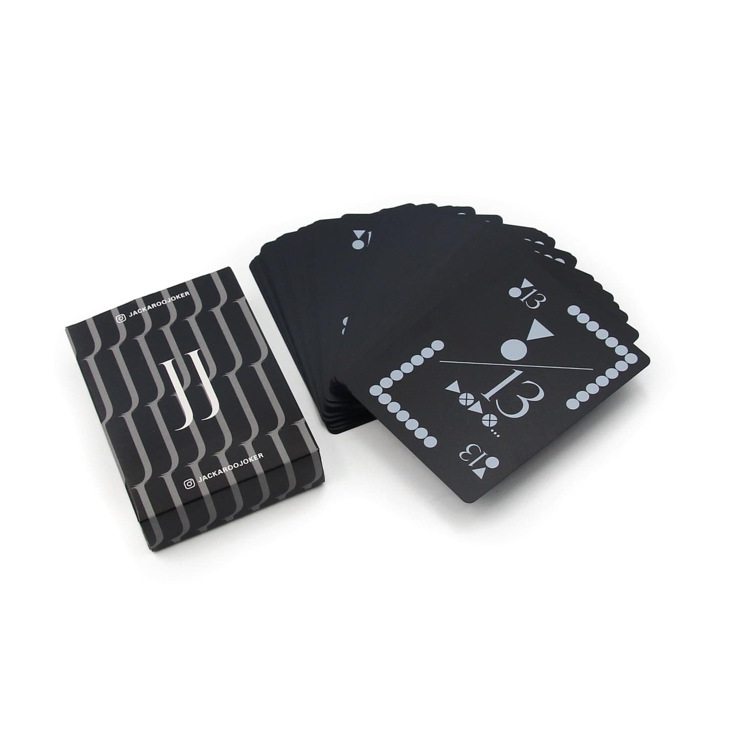 Jackaroo Joker Standard Plastic Playing Card Decks for Jackaroo Board Game 1 Deck ورق جاكارو أسود بلاستك عدد 1