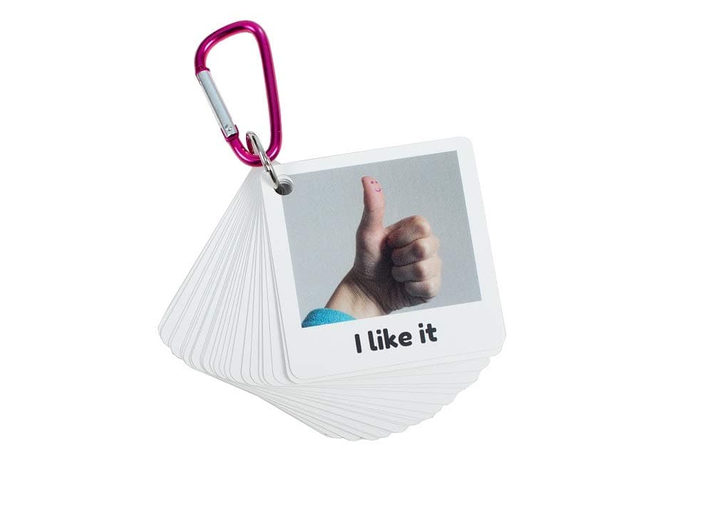 Communication Cards: Basic Phrases with Book Ring - Heavy Duty