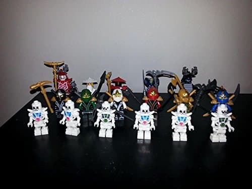Ninjago Ninja Techno Robe / Mini-Figures Sensei Wu + Lloyd, Kai, Cole, Jay & Zane / Building block educational toy karate figures