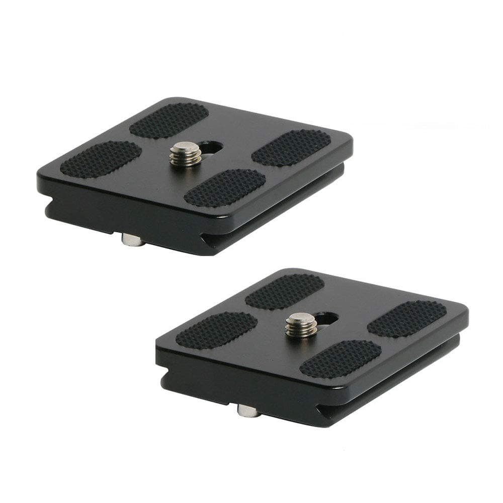 50mm Quick Release Plate Fits Arca-Swiss Standard for Camera Tripod Ballhead (Pack of 2)