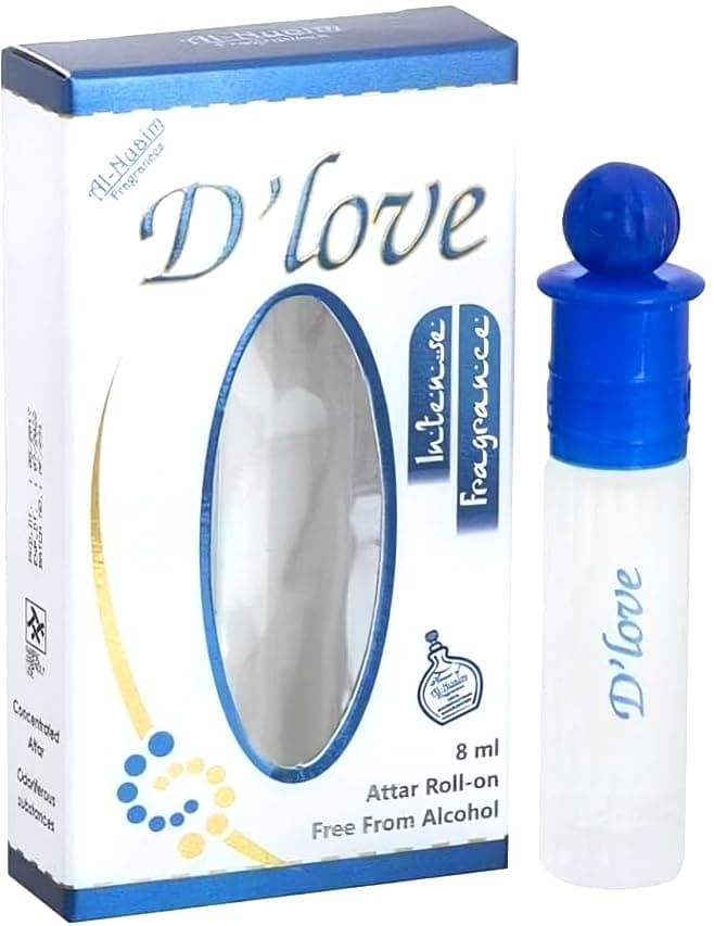 D'Love Attar Roll-On, 6 ml, Alcohol-Free
