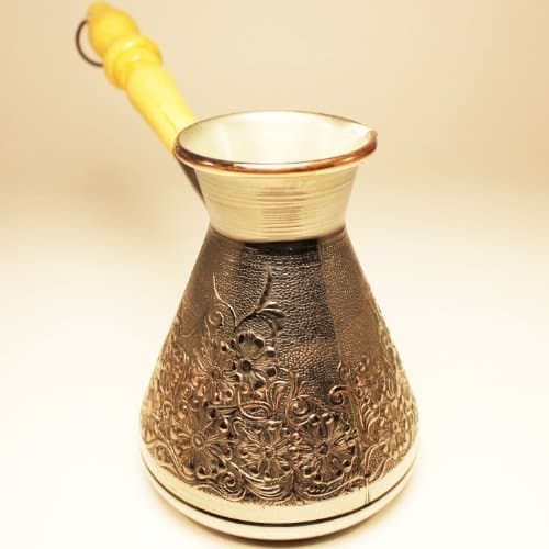 Turkish Coffee Pot Spring Volume 10 Oz - 300 ML (Ibrik, Briki, Cezve, Turka)