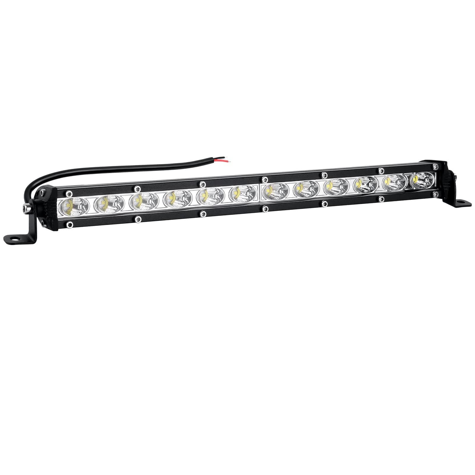 nifeida 14" Led Light Bar 80W 8000lm Single Row Led Light Bar Off Road Lights Waterproof Flood & Spot Beam Combo Light for Truck Off Road Pickup SUV ATV UTV Boats Roof Bumper