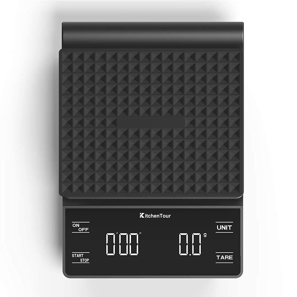 Coffee Scale with Timer 3kg/0.1g High Precision Pour Over Drip Espresso Scale with Back-Lit LCD Display?No Batteries?