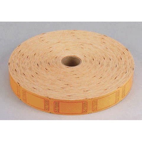 INDIANA TICKET CO. 2000/Roll Single Tickets