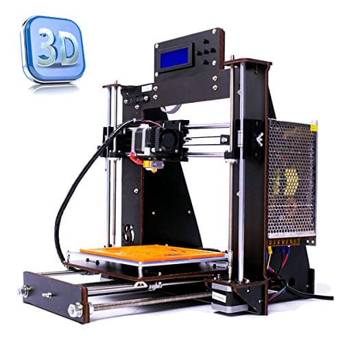 Perfect-Office New DIY Printer i3 MK8 High Precision Self-Assembling Nozzle Desktop DIY 3D Printers with Free 1.75mm ABS/PLA Printer Filament,Print Size (200X200X180mm) (New I3)