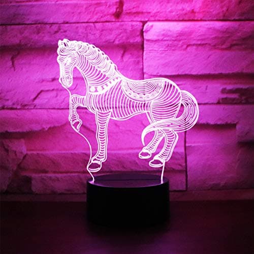 Hguangs Horse Shape Lamp Desk Table Night Light