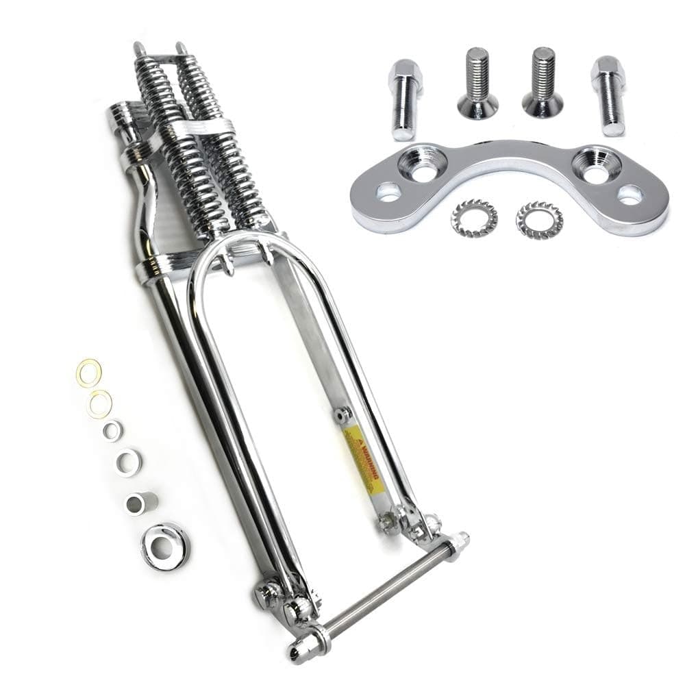 SMT- CUSTOM SPRINGER FRONT END FIT -4" UNDER STOCK Handlebar Adapter Compatible with HARLEY MOTORCYCLE
