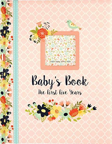 Baby's Book: The First Five Years (Floral Design)