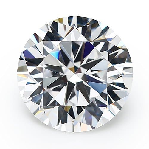 100PCS 3.5~6.5mm 5A Round Machine Cut White Cubic Zirconia Stones Loose CZ Stones JIANGYUANGEMS