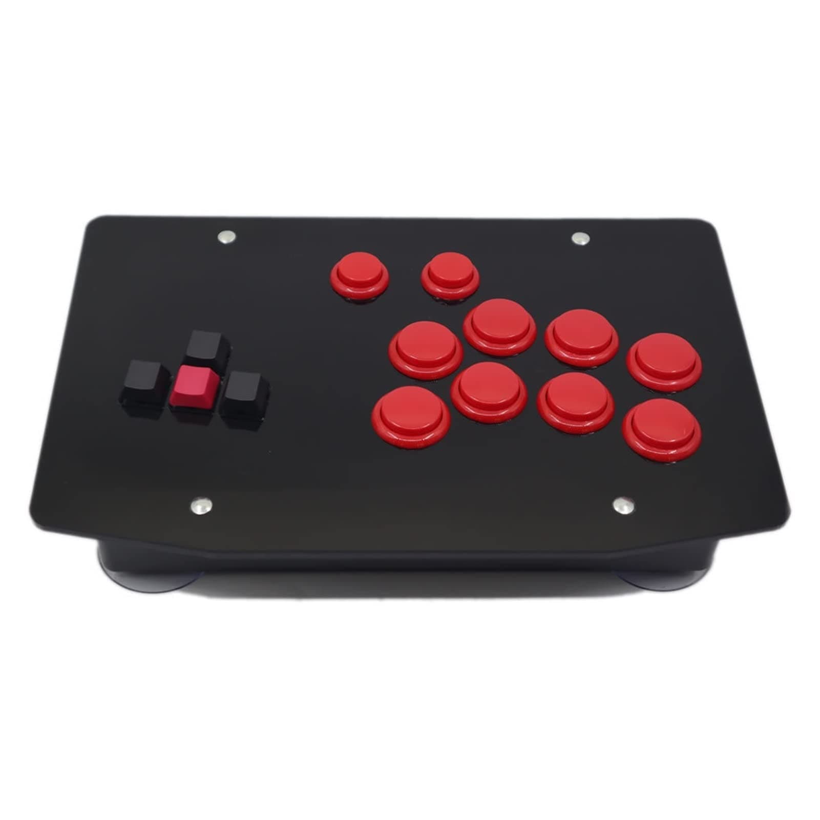 RAC-J500K Keyboard Plus Button MIXBOX Arcade Fighting Joystick USB Computer Mobile Phone (Size : Rood)