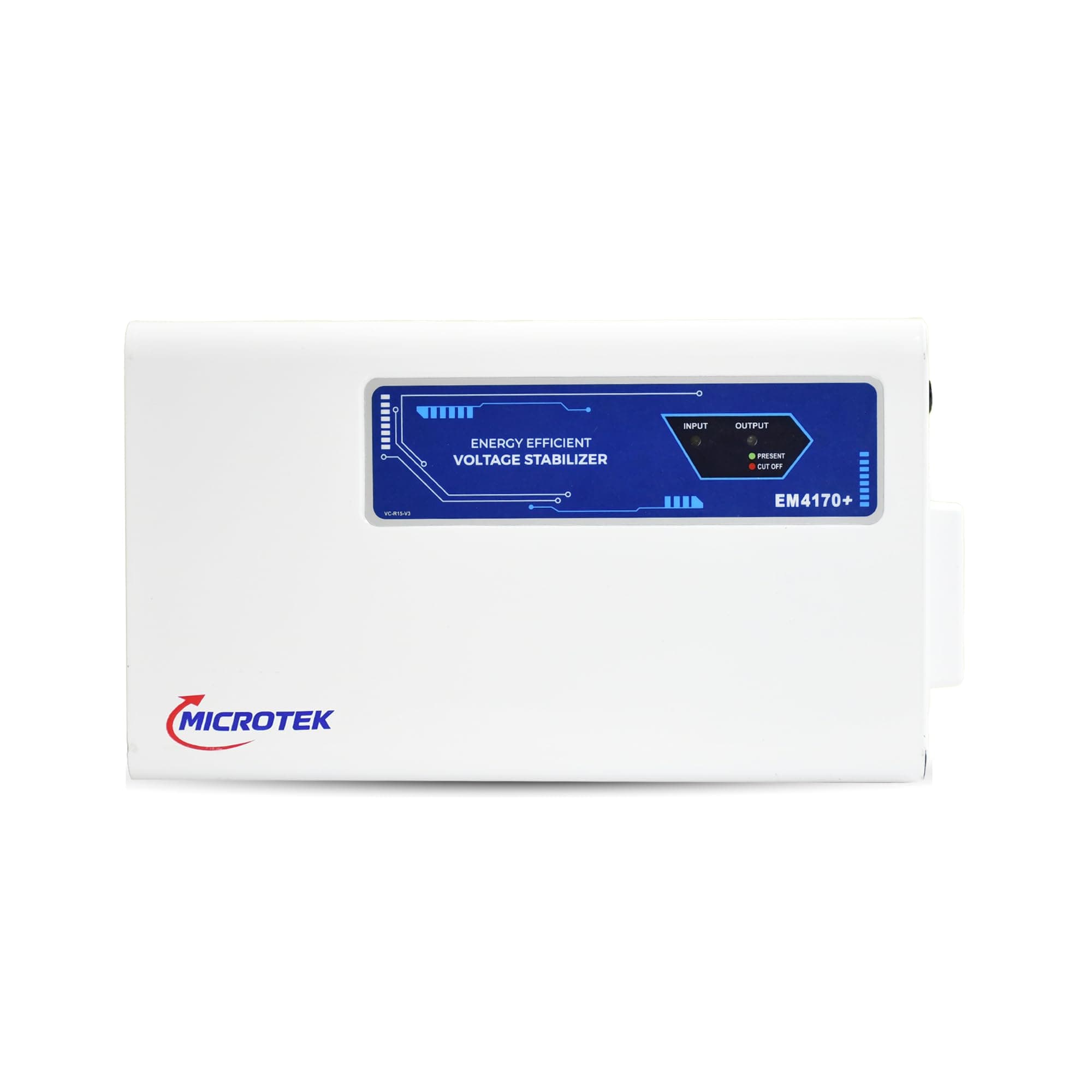 EM4170+ Automatic Voltage Stabilizer for AC Air Conditioner up to 1.5 Ton (170V-270V) | Digital Display | Wall Mounted | 3 Year Warranty | White