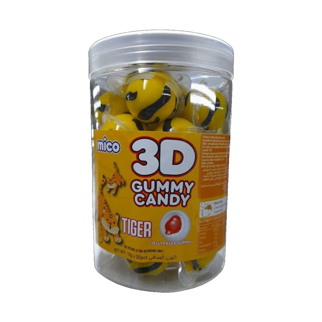 Mico 3D Gummy Candy - Tiger