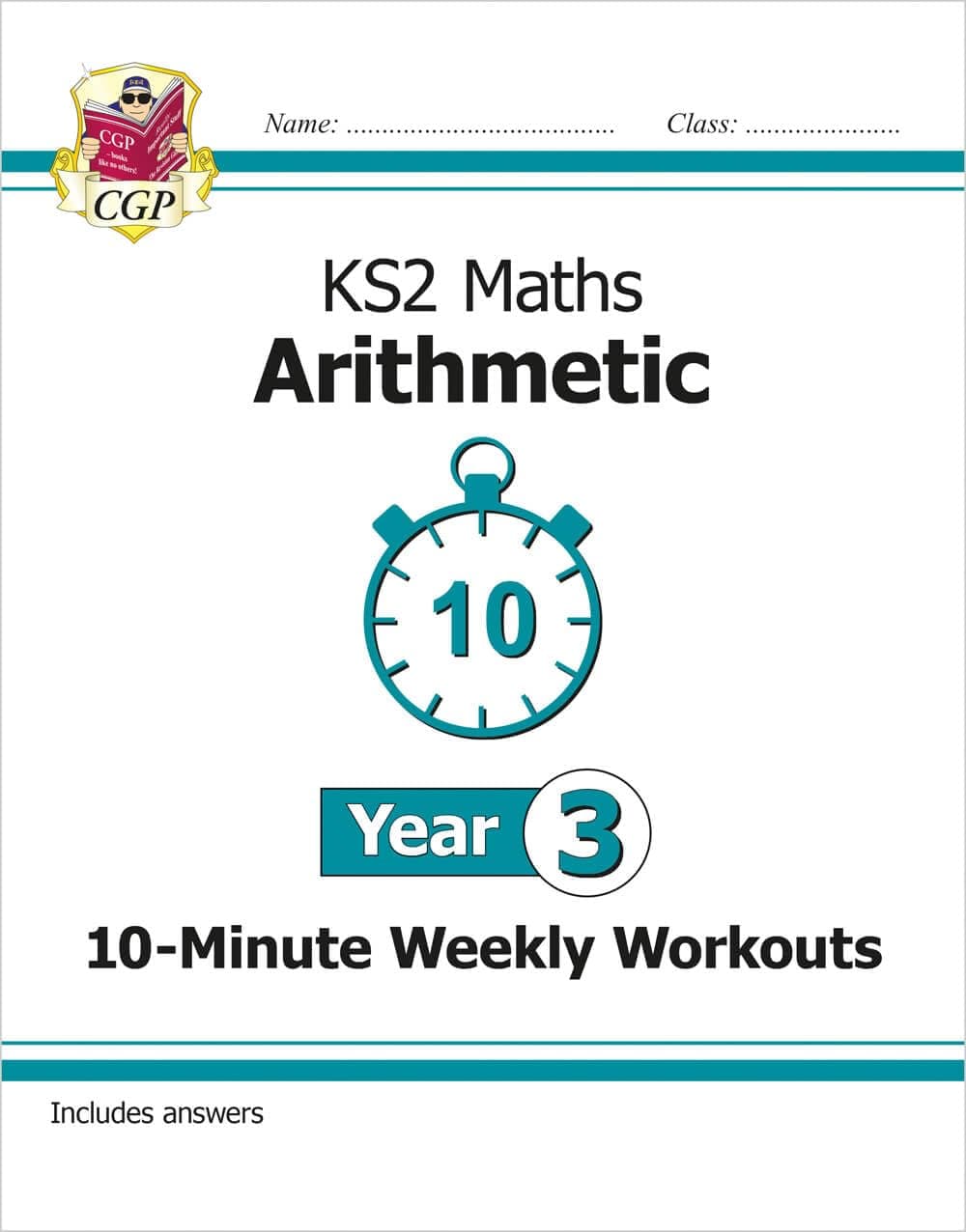 KS2 Maths 10-Minute Weekly Workouts: Arithmetic - Year 3 (CGP Year 3 Maths) Paperback – 27 February 2020