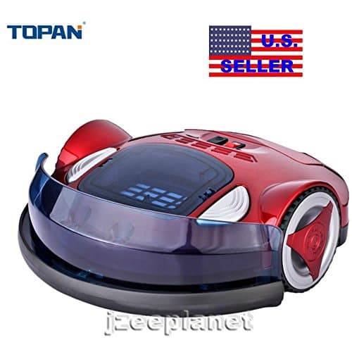 TOPAN ROBOTIC VACUUM CLEANER SMART INTELLIGENT WIRELESS ROBOT AUTOMATIC FLOOR SWEEPER MOP PET HAIR DUSTER ELECTRIC RECHARGEABLE HOME KITCHEN APPLIANCE GIFT