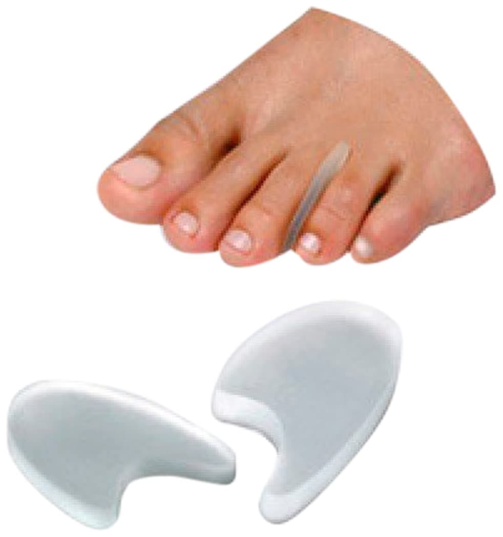 GelX All Gel Toe Separator Large (1st/2nd Toe) -2 in Each Pack- Clear, Discreet & Moisturises