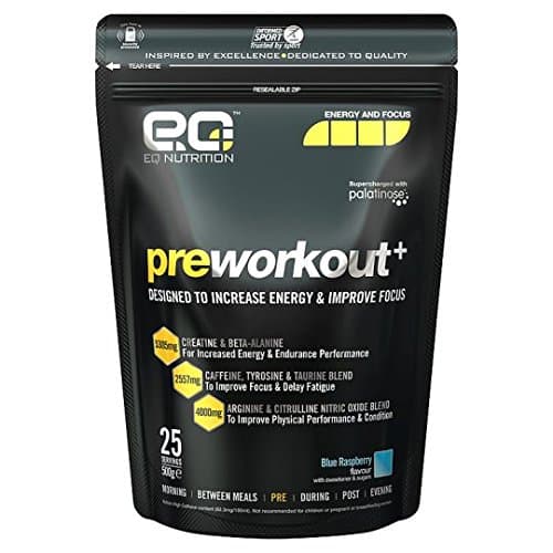 Eq Nutrition Preworkout+ Blue Raspberry 500G