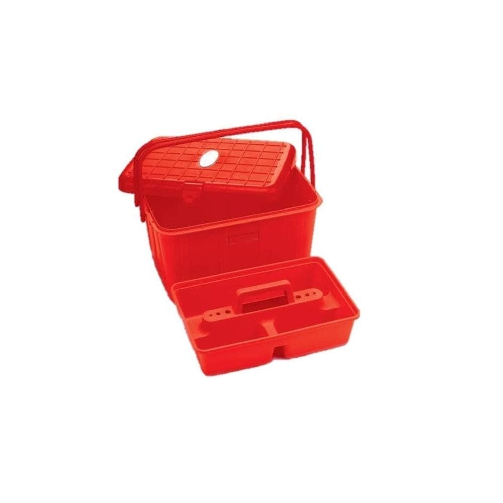 Mackey Step N Carry Tack Box Red