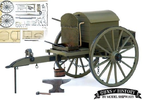 Civil War Battery Forge Caisson Ammunition Carriage 1:16 Scale - Model Expo