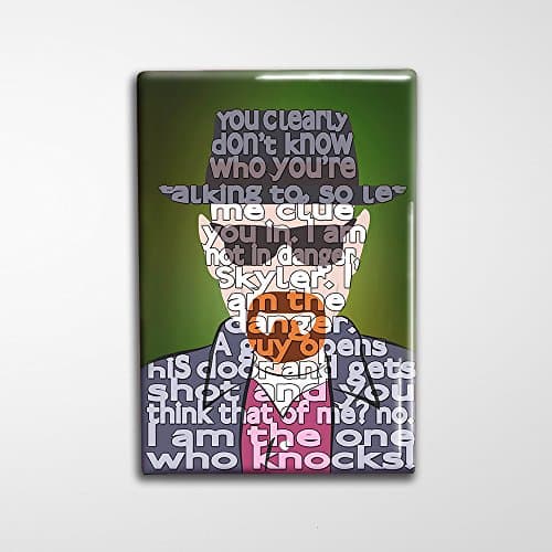 Breaking Bad Text Art Magnet 2x3"