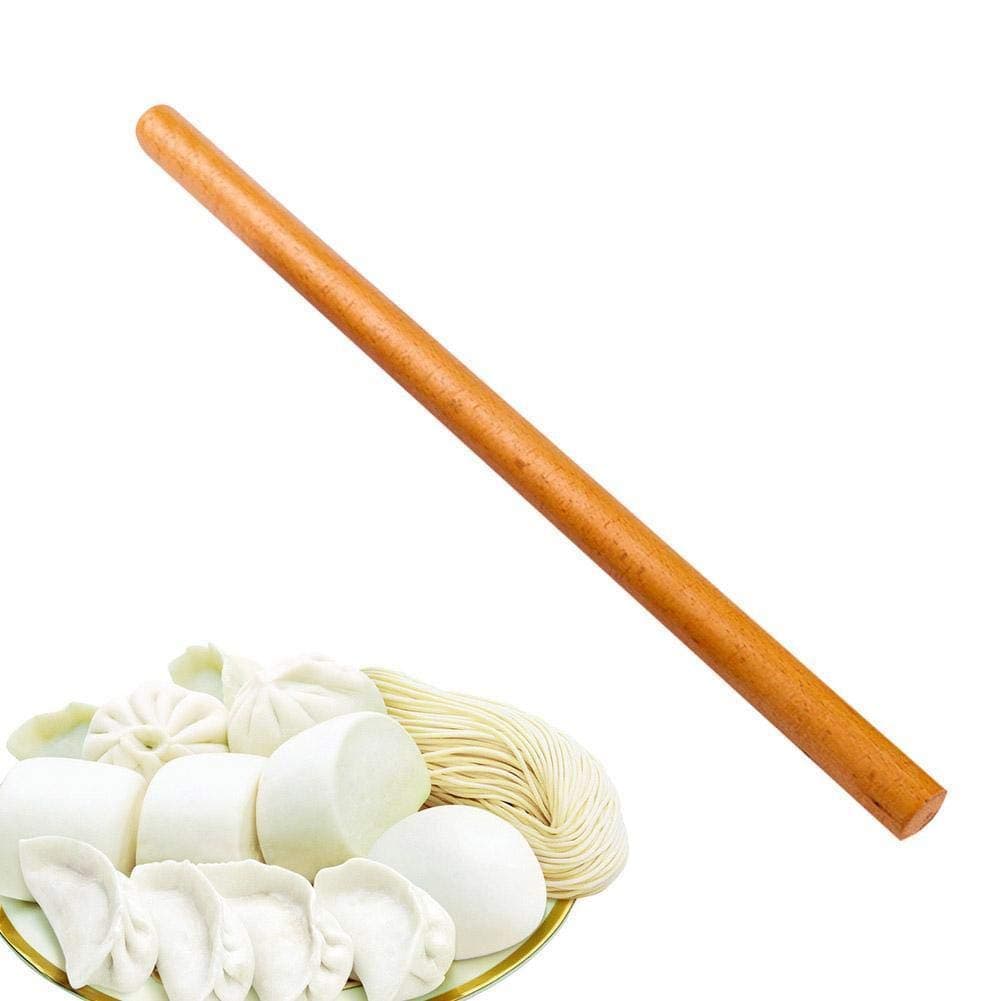 judao Traditional Beech Rolling Pin,Many Size,Ideal for Dumpling Skin Maker/Noodle Maker/Bakery/Pizza/Fondant/Chapati/Baking Needs Baking Tools