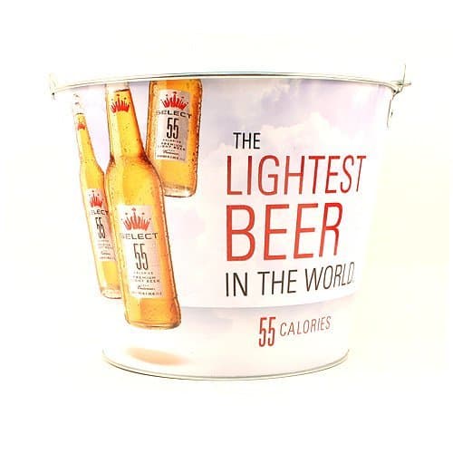 Bud Select 55 2-Sided Metal Beer Bucket