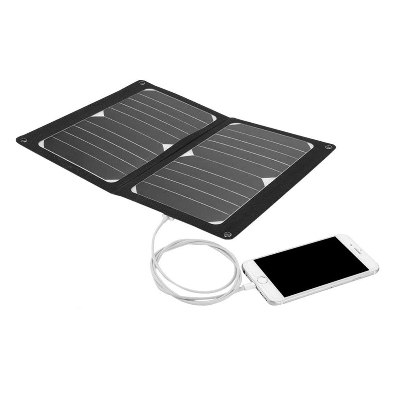 DSWW Solar Folding Panel 10W Waterproof Portable Outdoor Solar Panel Charger With 2 Foldable Solar Panel for Smartphone Tablet Camera Powerbank and Camping Travel
