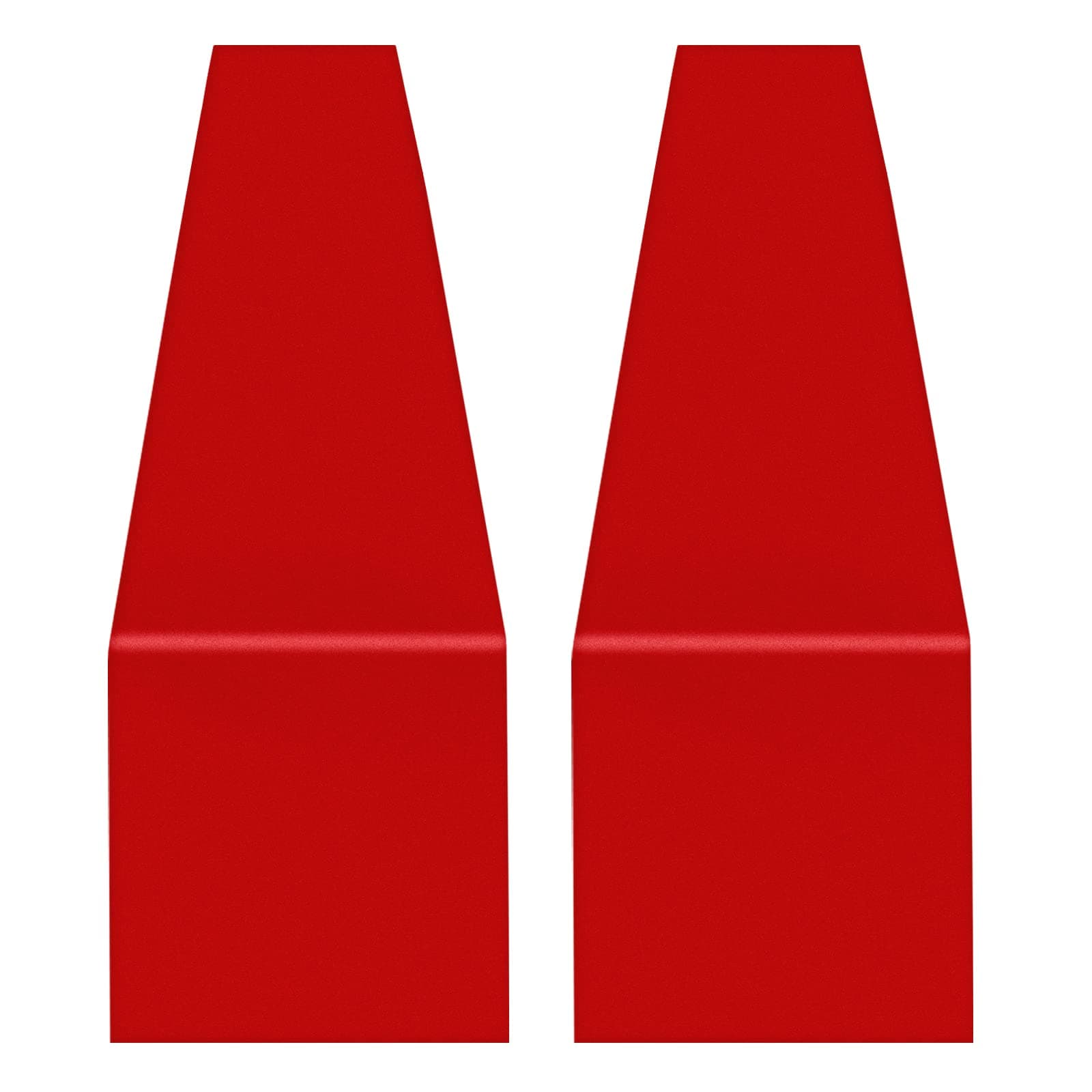 HGHDBT Satin Red Table Runner - 12x108inch 2 Pack Table Runners for Rectangle/Round Table Dining Party Wedding Brithday Christmas Decorations
