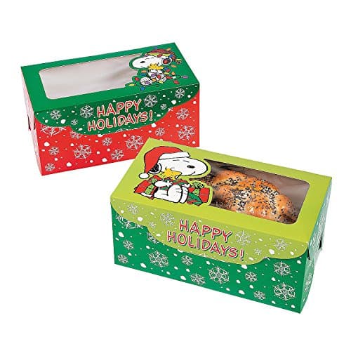 Peanuts Christmas Loaf Favor Boxes