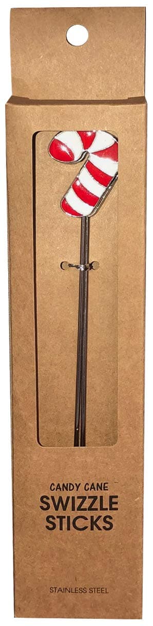 Holiday Swizzle Sticks - Candy Cane