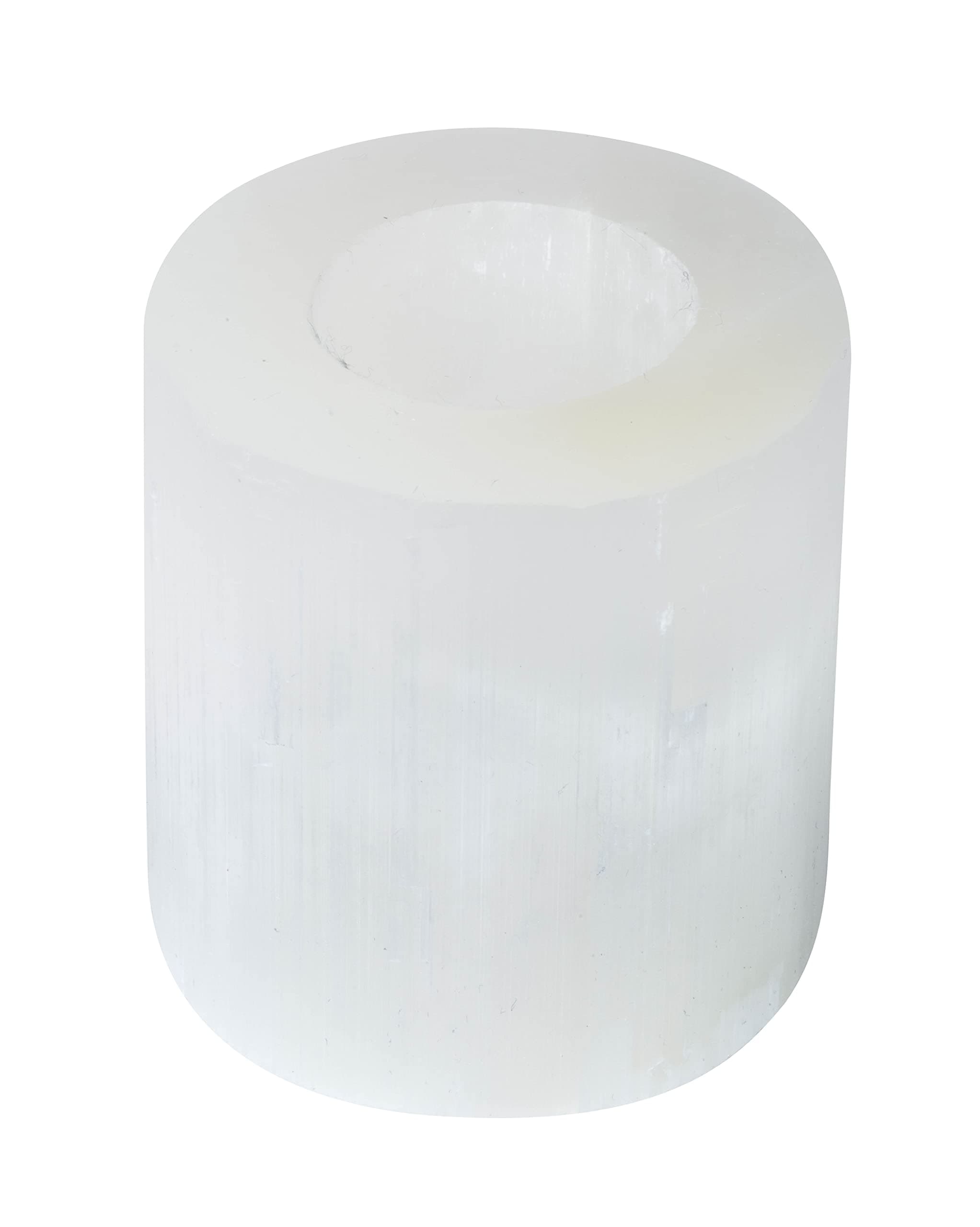| Selenite Candle Holder | 1 Pc
