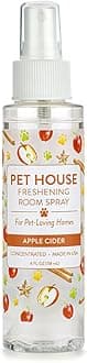 One Fur All Room Spray for Pet Odor, 4 OZ Concentrated Pet Friendly Air Freshener, Apple Cider Pack of 1