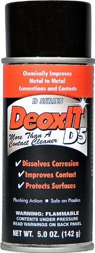 Musical Instrument CAIG DeOxit Cleaning Solution Spray, 5% spray 5oz Music Tool