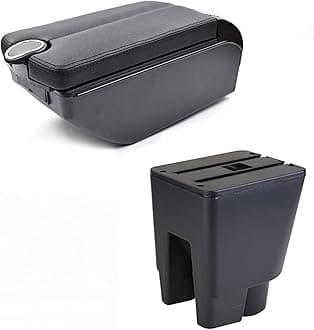 for Toyota Etios Liva. Car Armrest Leather Arm Rest Styling Storage Box Center Console Accessories Decoration Interior Auto Sturdy (Color : 7)