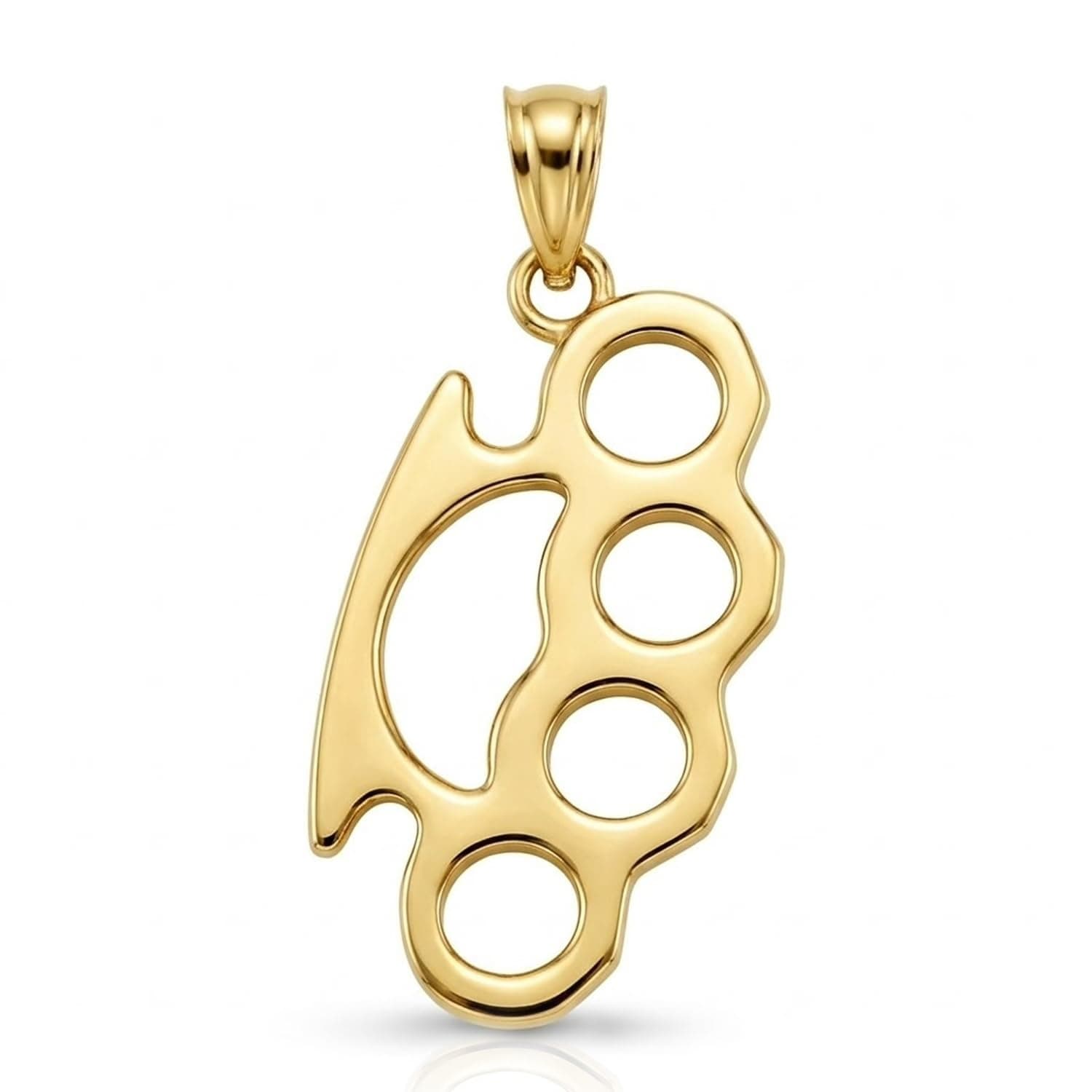 Gold Knuckles Knucks Charm - 10 Karat Solid Gold