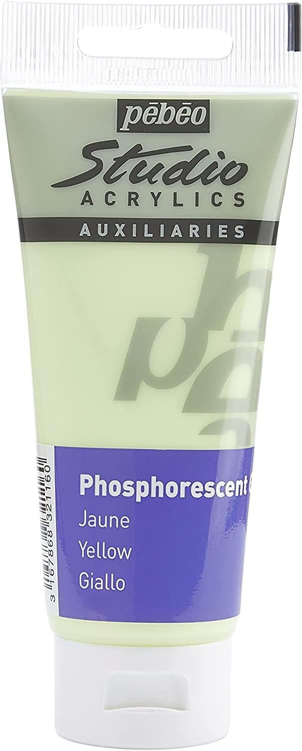 PEBEO Phosphorescent Gel - Yellow,100 ml