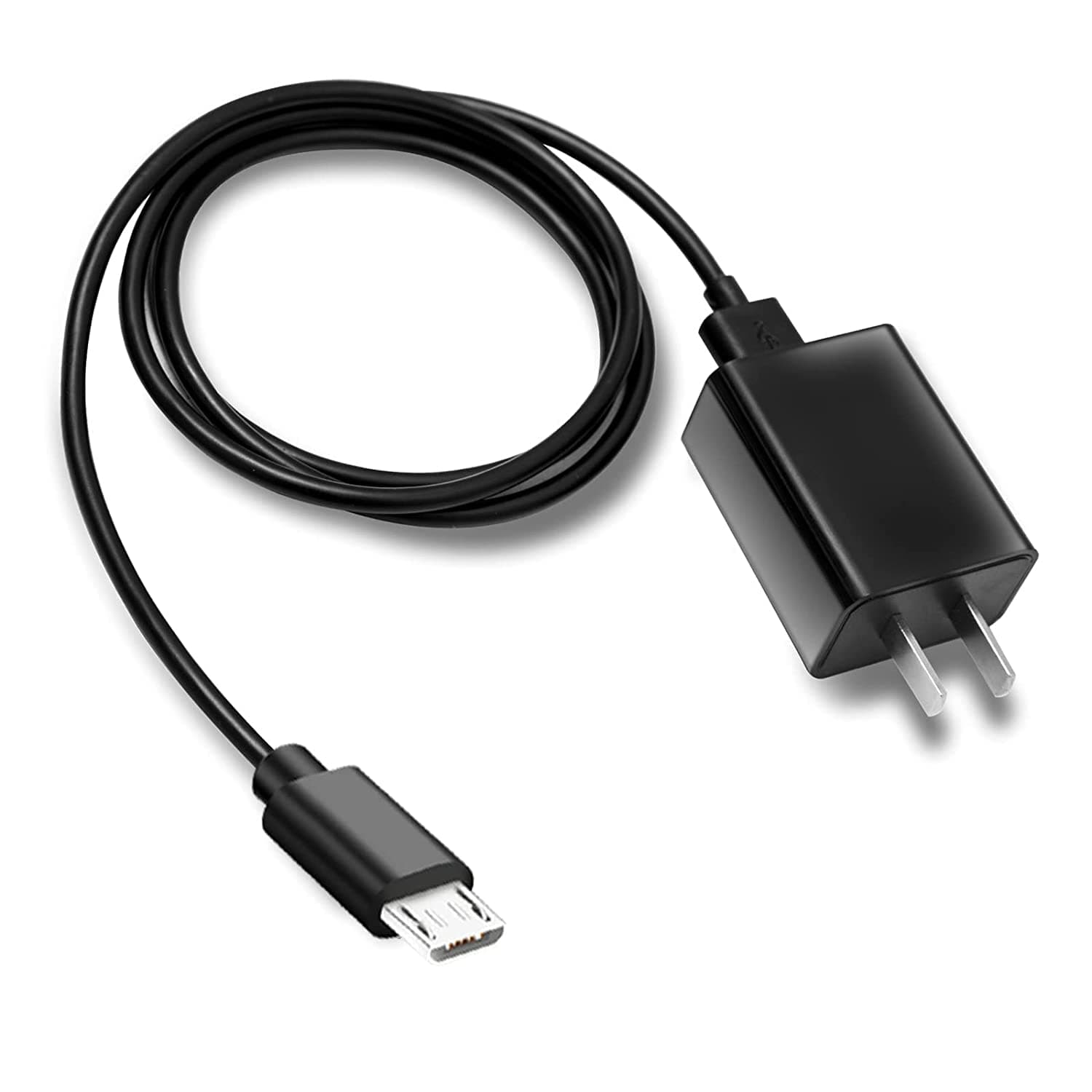 Fast Wall Charger and 5ft Micro USB Charging Cable Cord fit for Barnes & Noble Nook GlowLight 3, Nook Tablet 7, Nook Glowlight Plus Tablet, Nook 10 in BNTV650, Barnes Noble Nook Color Tablet
