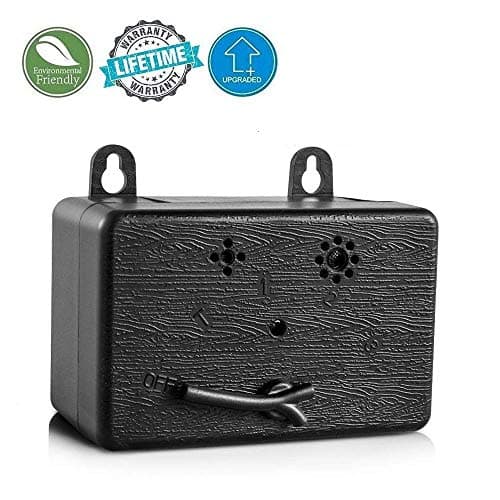 KCSC Mini Bark Control Deterrent (Black), Anti Barking Device, Dog Training Tool, Stop Barking, Safe for All Dogs, Indoor & Outdoor use, up to 50 Feet Range (Upgraded)